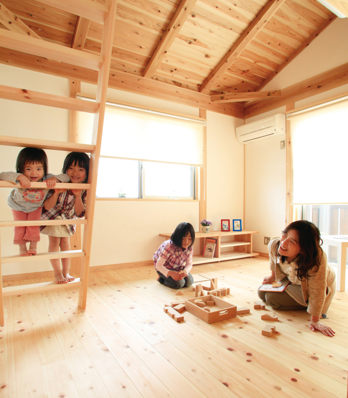 室内子ども入り写真